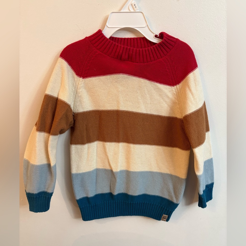 Souris mini Striped Multicolor kids Sweater 4 years